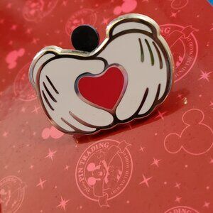 Mickey Mouse Hands with Heart Disney Pin